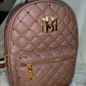 Bagdley Mischka big quilted backpack with studs